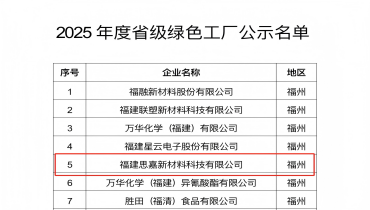 祝贺！福清尊龙凯时登绿色工厂榜单